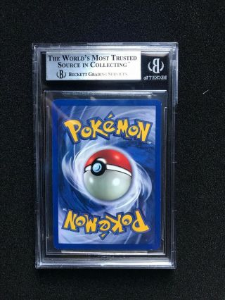 BGS 8.  5 Pokemon Charizard 1st Edition Base Holo 1999 Shadowless THICK STAMP 4 3