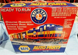 Lionel Napa Auto Parts O Gauge Train Set Ready To Run 6 - 30083; Rs - 3 Diesel Loco