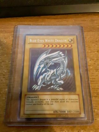 Yu - Gi - Oh Blue Eyes White Dragon Dds 001 Dark Duel Stories Game