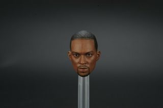 Custom 1/6 Man Head Falcon 2.  0 Sam Wilson Civil War Sculpt Pvc F Ph Jiaou Doll