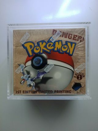 Pokemon Fossil 1st Edition Booster Box 1999 Wotc Factory