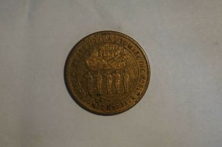 WW1 Statue Of Liberty Swastika Token - Fighting to make World Safe for Democracy 2