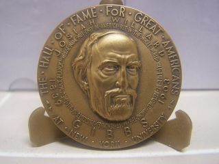 Josiah Willard Gibbs Medallic Art Hall Of Fame For Great Americans Nyu Medal