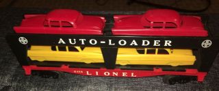 Lionel Postwar 6414 Evans Auto - Loader With " Cheapie Automobiles "