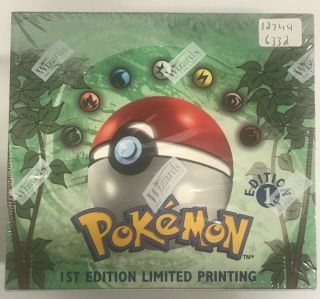1st Edition Jungle Pokémon Booster Box - English - Factory Wotc