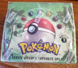Pokemon Jungle Booster Box 1st Edition - Dutch - 36 Wotc Packs