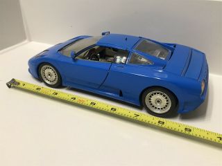 Burago 1:18 Scale Blue Bugatti Eb110 Opening Doors