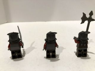 LEGO Lord of the Rings: Three Uruk - hai minifigs The Battle of Helm ' s Deep 9747 2
