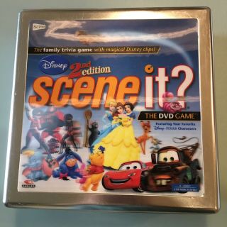 Disney Scene It? Deluxe 2nd Edition Dvd Board Game Collector 
