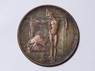 1915 Panama Pacific Exposition Medal - Panama Canal - So - Called Dollar Hk - 400
