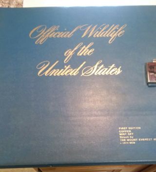 1974 Official Wildlife of the United States Coins Copper Set of 50 3