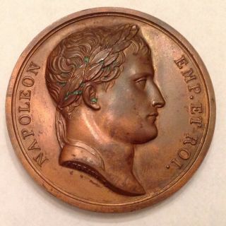 - France Napoleon Bonaparte Bronze Medal Capitulation Of Ulm & Memmingen 1805