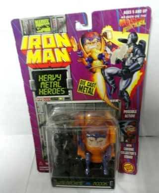 War Machine Vs Modok Iron Man Heavy Metal Heroes Steel Figures Toy Biz 1994