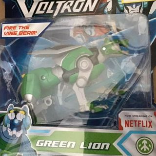 D460.  Dreamworks Legendary Voltron Green Lion Figure By Playmates Toys (2017)