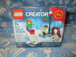 Retired Lego 40107 Snow Scene 2014 Limited Edition S/h