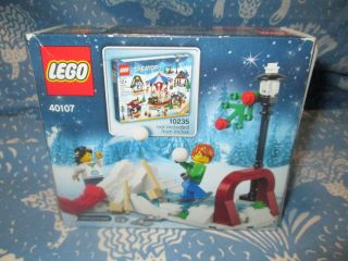 Retired LEGO 40107 Snow Scene 2014 Limited Edition S/H 2