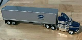 Matchbox DYM 38009 Overnight Ford Aeromax Tractor Trailer 1/100 Scale 3