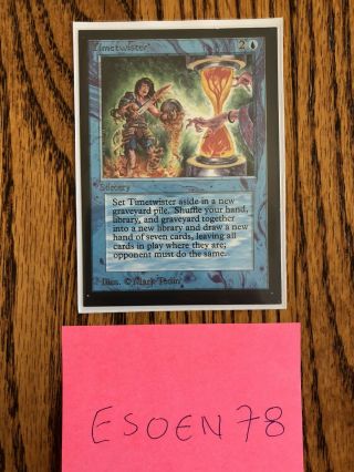 1x Timetwister - Collector’s Edition - Nm - Mtg