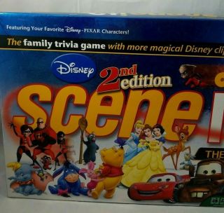 Disney Scene It 2nd Edition DVD Game Mattel 2007 Pixar Complete Board Game 2