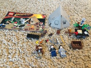 Lego 7624 Indiana Jones Set Jungle Duel Minifigures 100 Set