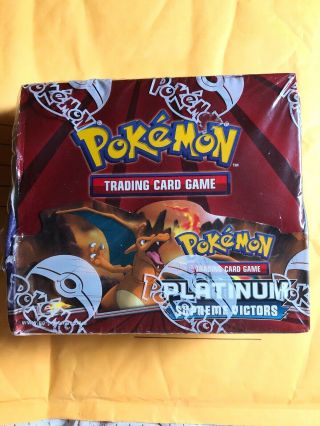 Pokemon Tcg: Platinum Supreme Victors Booster Box 36 Packs Factory