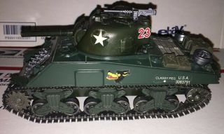 Ray Motorized Sherman M4a3 Tank 1:32 Scale Diecast