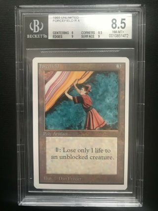 Bgs 8.  5 Mtg Magic The Gathering Unlimited Forcefield (8.  0 9.  5 9.  0 9.  0)
