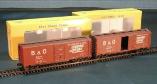 Two B&o American Models 1151 “s” Flyer Compatible Box Cars In Boxes