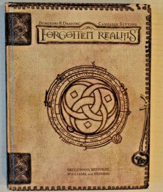 Dungeons & Dragons Forgotten Realms Campaign Setting Handbook Wotc 2001