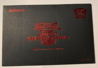 Yugioh 2018 World Championship Promos Envelope 2018 - Jpp01 2018 - Jpp02 2