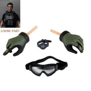 Easy&simple Es26035r 1/6 British Specialist Firearms Command Sco19 Goggles Hands