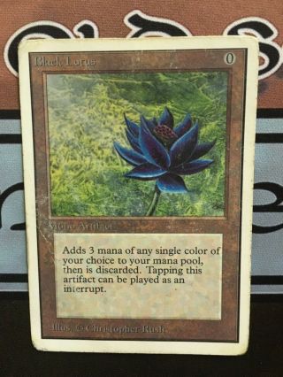 Mtg: Unlimited Black Lotus Power 9 Played