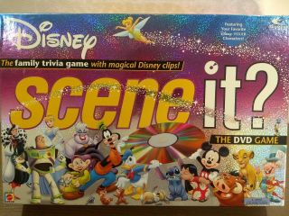 Disney Scene It? Board Game Dvd Classic 2004 Family Trivia - Complete