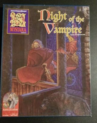Night Of The Vampire Box Set - Ad&d 2nd Edition - Mystara - Complete