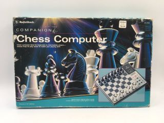 Vintage Radio Shack Companion Chess Computer Complete 64 Levels