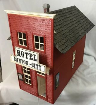 Vintage Pola For Lgb Fully Assembled G Scale Building Hotel Canyon City