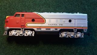 Vintage Life Like Santa Fe Locomotive 21803 Ho Scale Train Engine Model 21803