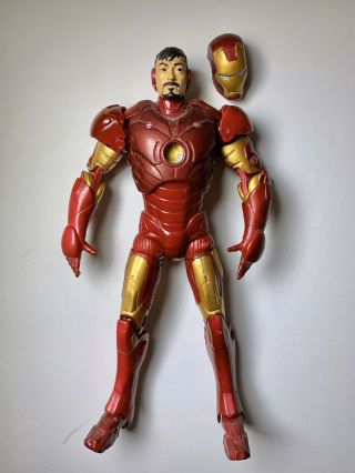 2008 Iron Man Movie Tony Stark Prototype Snap On Armor Marvel Legends Avengers