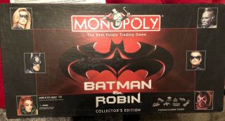 Monopoly Batman And Robin Collector 