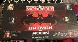 Monopoly Batman and Robin Collector ' s Edition - 100 complete 2
