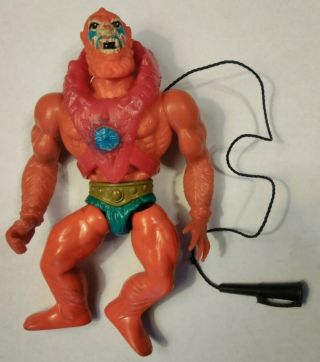 He - Man Masters Of The Universe Beast Man Red Armor,  Below Average