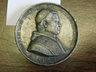 Italy Papal States Medal By Voigt Pope Pius Ix 43mm 1846 - 1878