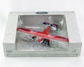 Liberty Classics Pepsi Cola Ford 5 - At Die Cast Airplane Bank W Box,  Vintage 1995