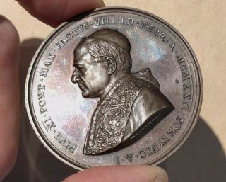 Pope Pius XI Bronze Papal Medal 1922 3