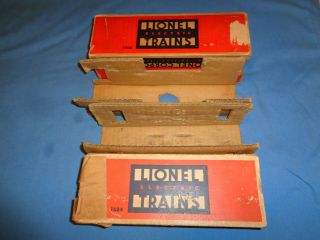 2 Lionel Steam Locomotive Boxes For 1666 And 1684 Locomotive 