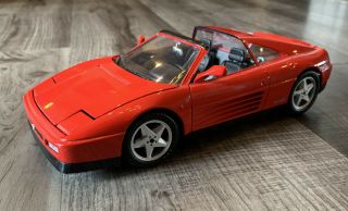 1:18 Mira Ferrari 348 Convertible Die - Cast Car - Red