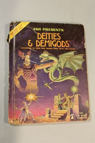 Tsr Ad&d Advanced Dungeons & Dragons Deities & Demigods 1st Print Elric Cthulhu