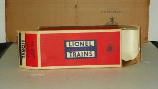 Lionel 6657 Rio Grand Caboose Empty Box C - 8,