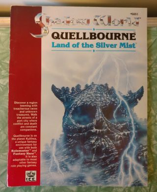 Rolemaster Fantasy Hero Shadow World Quellbourne Land Of Silver Mist Ice 6001