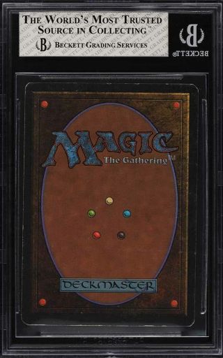 1993 Magic The Gathering MTG Unlimited Timetwister R B BGS 5 EX (PWCC) 2